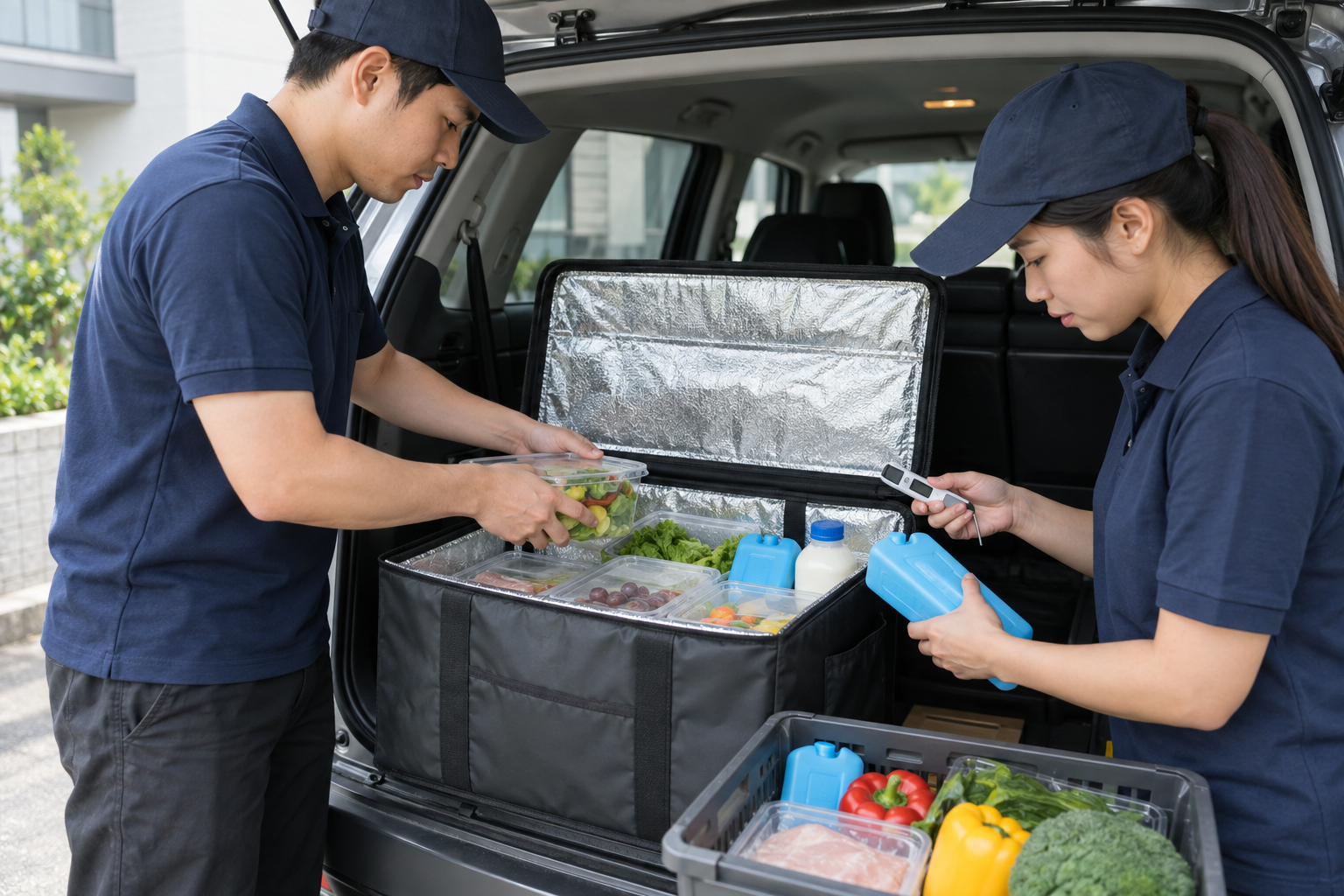 Complementary product application setup used when planning a Trunk Cold-Chain Organizers wholesale range