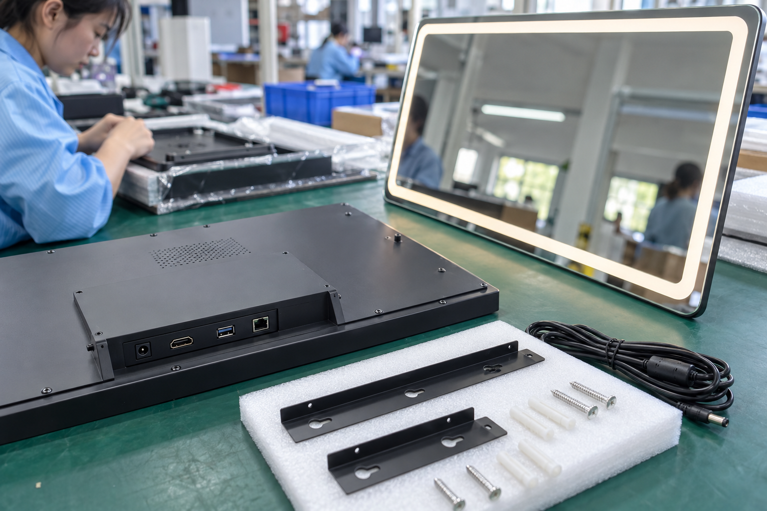 Illustrative product-detail sample review for smart mirror weather panels: iot procurement checklist