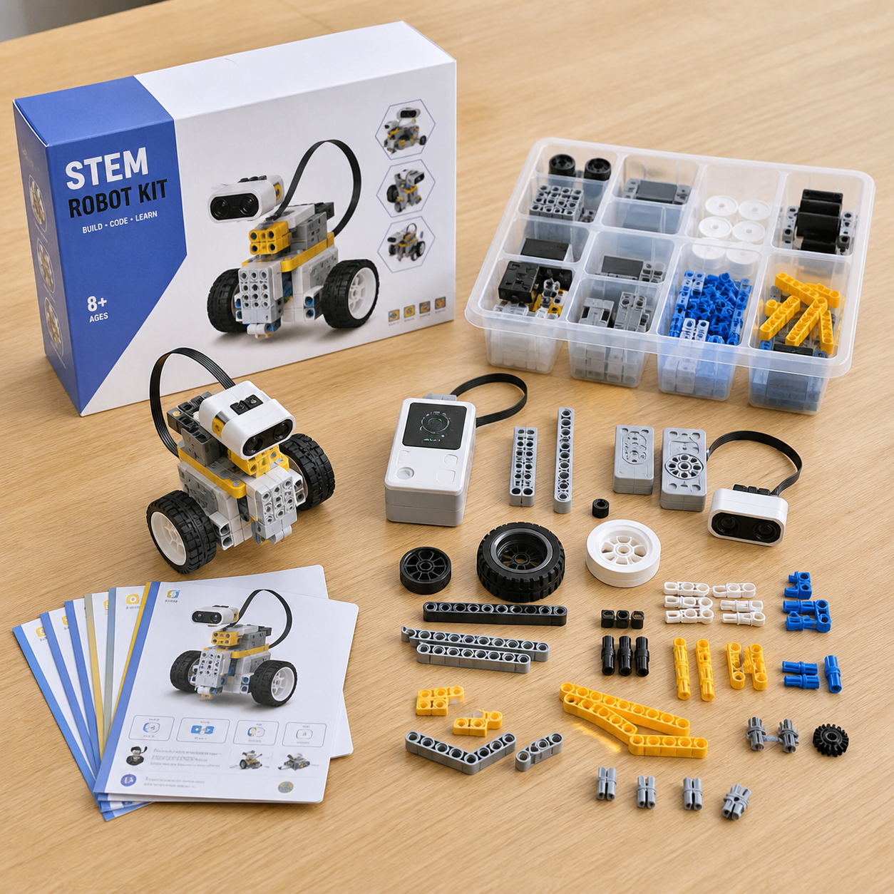 Complementary product application setup used when planning a Magnetic Stem Marble Runs wholesale range