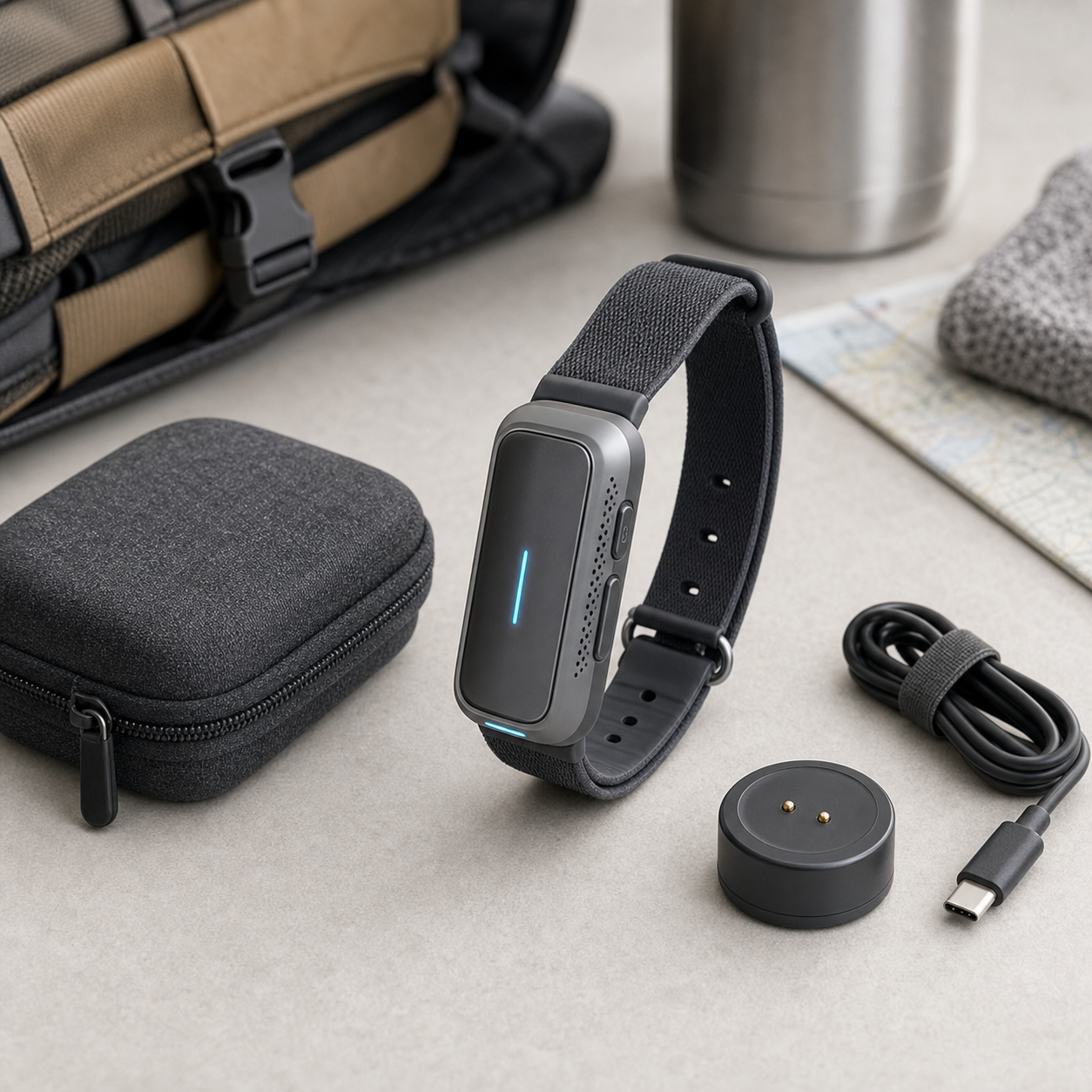 Smart temperature control wrist band